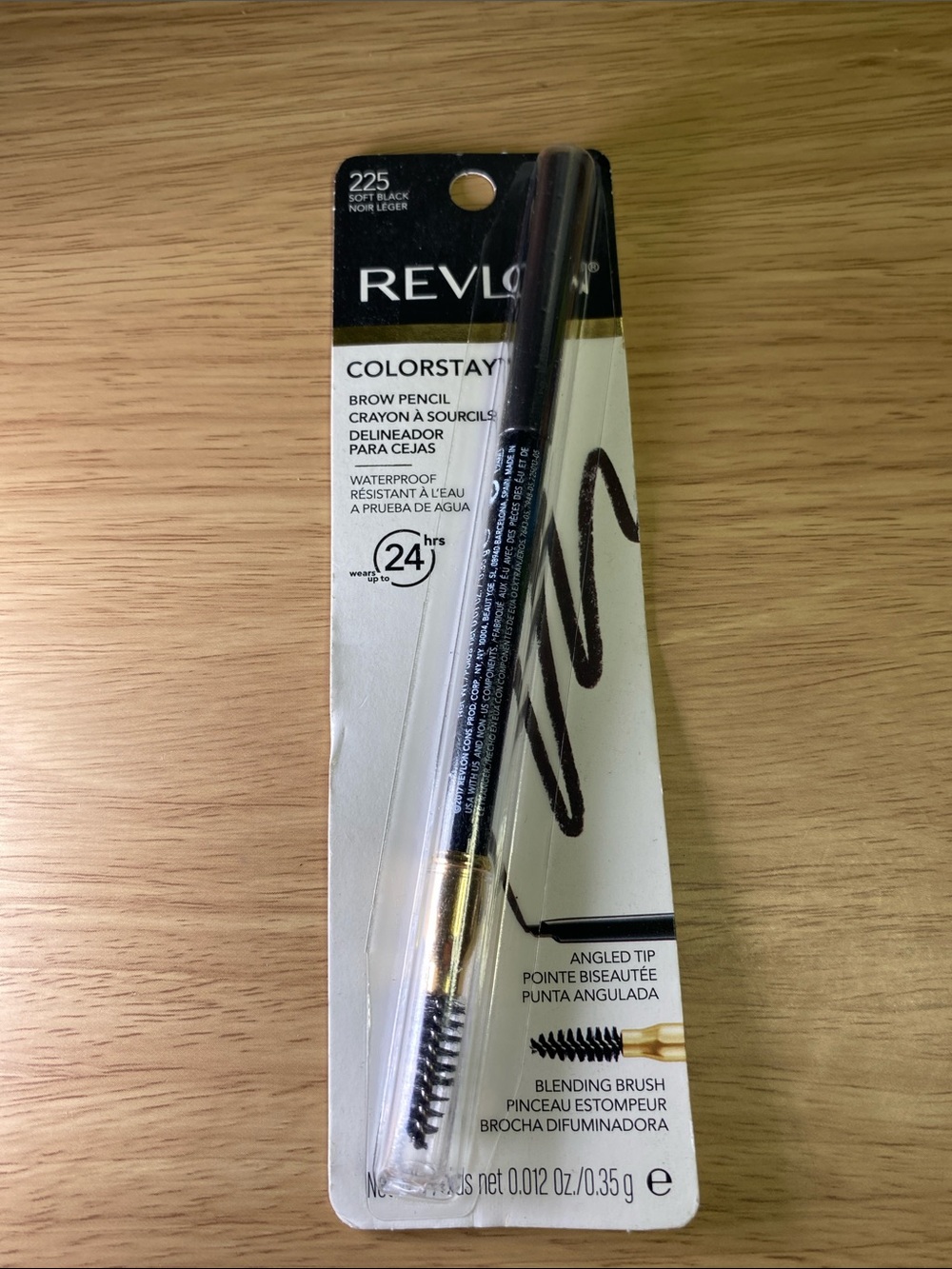 Revlon ColorStay Brow Pencil in Soft Black with Gold Accent